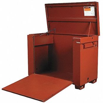 CRESCENT JOBOX Drop-Front Jobsite Box 45 in Brown, 4AXX2