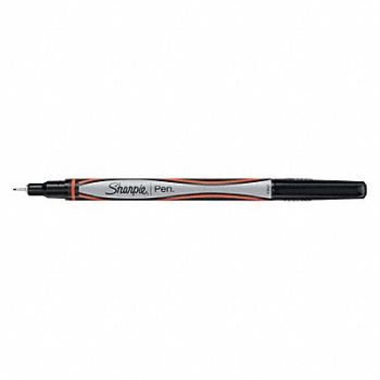 SHARPIE Permanent Pens Red PK12, 4AZK2