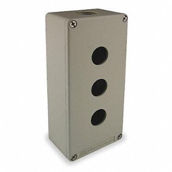 SCHNEIDER ELECTRIC Pushbutton Enclosure 22mm Metal, 4B593