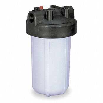 PENTAIR/PENTEK Filter Housing 13 1/4 H 7 1/2 Dia Blue, 4BA76