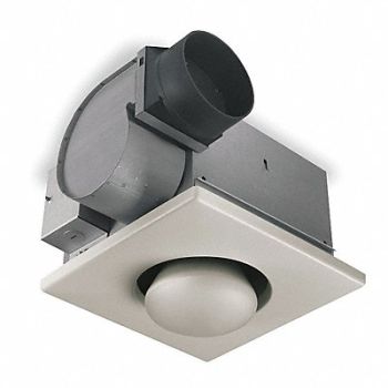 BROAN Bthrm FN 4In Duc Dia Galv Steel 120 V, 4C538