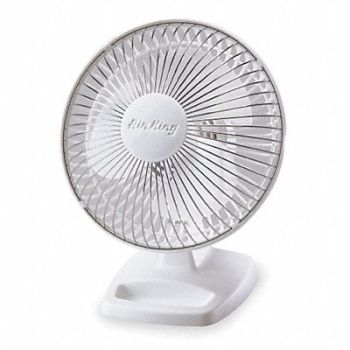 AIR KING Compact Fan 2 Speeds 6 Blade Dia, 4C796