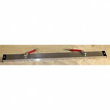 SWEEPEX Magnet Bar Metal Silver Red 60 in., 4CAC1