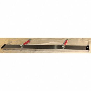 SWEEPEX Magnet Bar Metal Silver Red 72 in., 4CAC2