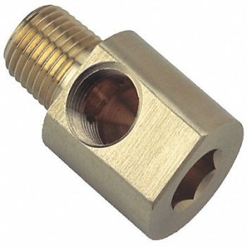 GRAINGER APPROVED 90 Hex Key Street Elbow Brass 1/2 in, 4CCK3