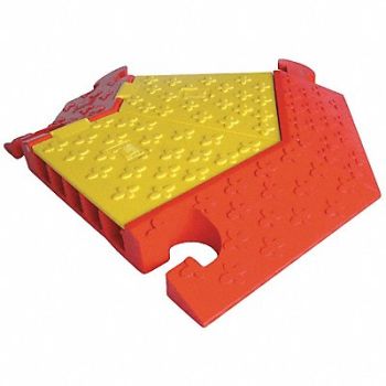 POWER FIRST Cable Protector 45Right Hinged 5 Channel, 4CEL7
