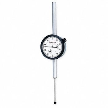 STARRETT Dial Indicator 0 to 4 In 0-100, 4CER4