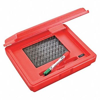 STARRETT Pin Gauge Set Dimension Type, 4CEU2