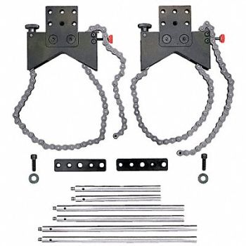 STARRETT Alignment Clamp Set w/Acc and Case, 4CEW2