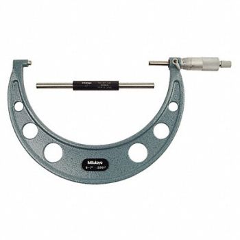 MITUTOYO Micrometer 6-7 In 0.0001 In, 4CGC8