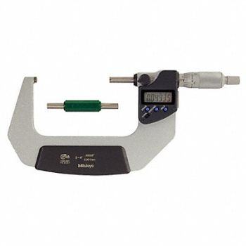 MITUTOYO Electronic Micrometer 3-4 In SPC, 4CGF7