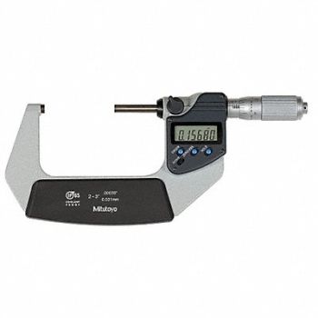MITUTOYO Electronic Micrometer 2 to 3/50 to 76, 4CGF9