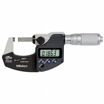 MITUTOYO Electronic Micrometer 0-1 In 0.0001 In, 4CGG2