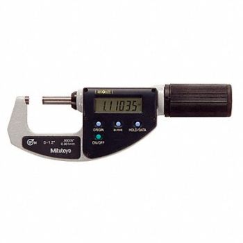 MITUTOYO Quick Micrometer 0-1.2 In 0.00005 In, 4CGG4