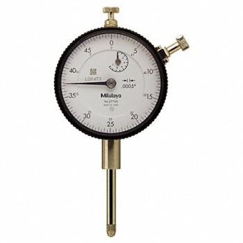 MITUTOYO Dial Indicator 0 to 1 In 0-50, 4CGP6