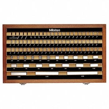 MITUTOYO Gage Block Set ASME 0 0.050-4 81Pc, 4CGW6