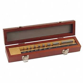 MITUTOYO Gage Block Set AS-1 0.625-2 In 9Pc, 4CGW9