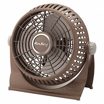AIR KING Pivoting Fan 2 Speeds 9 Blade Dia, 4CH69