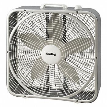 AIR KING Box Fan 3 Speeds 20 Blade Dia, 4CH71