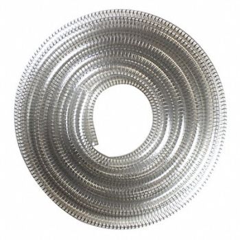 GRAINGER APPROVED Suction and Transfer Hose 25 ft Clear, 4CHT4