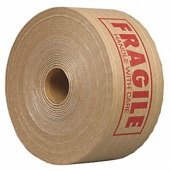 TAPECASE Water-Activated Packaging Tape Lgt. Duty, 15C805