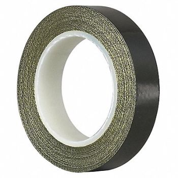 TAPECASE Cloth Tape 4 in x 5 yd Black 8 mil, 15D704
