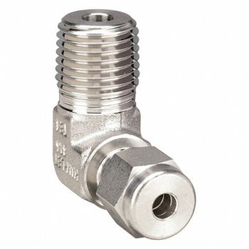 HAM-LET Elbow 90 316 SS LET-LOKxM 12mmx3/8In, 4CMP8