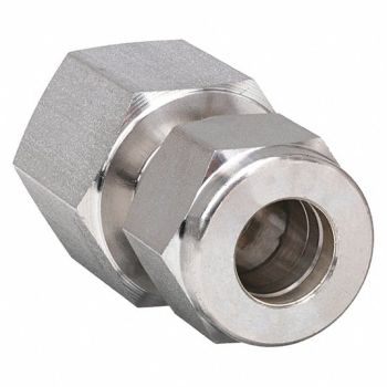 HAM-LET Connector 316 SS LET-LOKxF 12mmx1/2In, 4CMT5