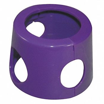 LABEL SAFE Premium Pump Replacement Collar Purple, 4CRD8