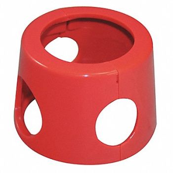 LABEL SAFE Premium Pump Replacement Collar Red, 4CRD9