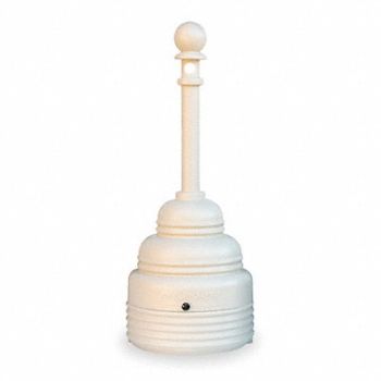 EAGLE D0289 Cigarette Receptacle 4 gal Tan, 4CU26