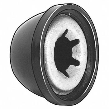 GRAINGER APPROVED Cap Nut Stl Plastic 5/8 PK10, 4CUJ6