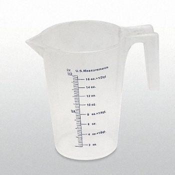 FUNNEL KING Measuring Container Fixed Spout 500 ML, 4CUP5