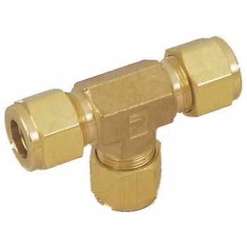 PARKER Union Tee Brass CPIxCPIxCPI 3/4In, 4CXH6