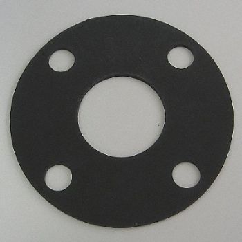 GRAINGER APPROVED Flange Gasket Full Face 2 1/2 In Viton, 4CYV7