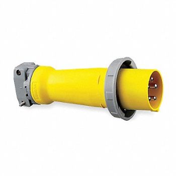 HUBBELL Pin and Sleeve Plug 4P 5W 100A 208V, 4D348