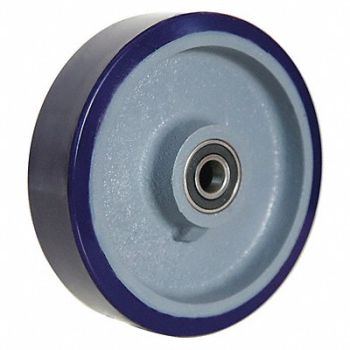 GRAINGER APPROVED PUR Tread on Iron Core Wheel 8, 4DB71