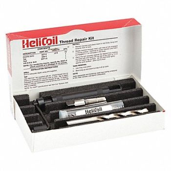 HELI-COIL Thread Repair Kit 304 SS 1/8-27 12 Pcs, 4EYC1
