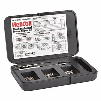 HELI-COIL Thread Repair Kit 304 SS 8-32 36 Pcs, 4DCJ2