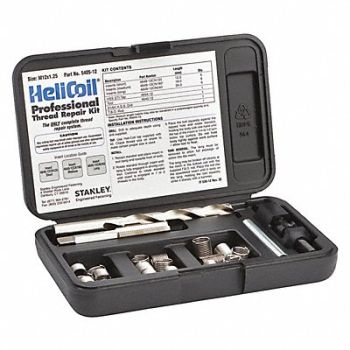 HELI-COIL Thread Repair Kit 304 SS M12X1.25 18 Pcs, 4DCK7