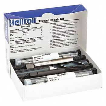 HELI-COIL Thread Repair Kit 304 SS M14x2 12 Pcs, 4DCL2