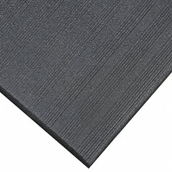 NOTRAX Antifatigue Runner Black 2ft. x 60ft., 5Z179