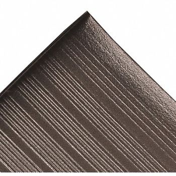 NOTRAX Antifatigue Mat Black 3ft. x 5ft., 4DE14