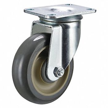 GRAINGER APPROVED Standard Plate Caster Swivel 250 lb., 4DE51