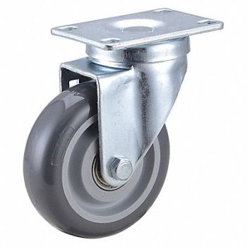 GRAINGER APPROVED Standard Plate Caster Swivel 250 lb., 4DE53