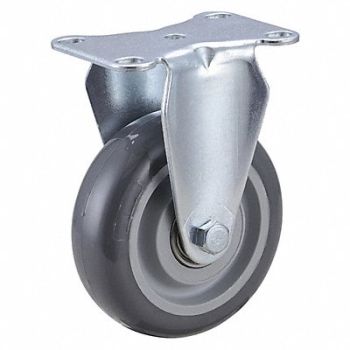 GRAINGER APPROVED Standard Plate Caster Rigid 250 lb., 4DE54
