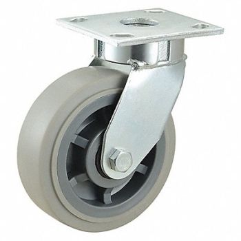 GRAINGER APPROVED Kingpinless Plate Caster Swivel 600 lb., 4DE96