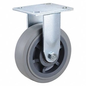 GRAINGER APPROVED Kingpinless Plate Caster Rigid 600 lb., 4DE98