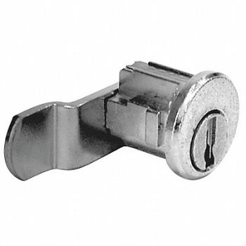 COMPX NATIONAL Cam Lock For Thickness 1/16 in Nickel, 4DED5