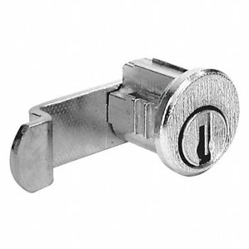 COMPX NATIONAL Cam Lock For Thickness 1/4 in Nickel, 4DEE1